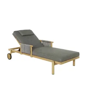 Bain de Soleil Garden Soul – 200x82x56 cm – Gris