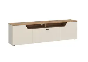 Meuble TV Cut Out 195cm - Chêne Beige
