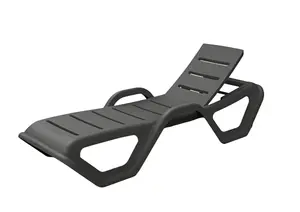 Bain De Soleil Ibiza Avec Accoudoirs - Anthracite