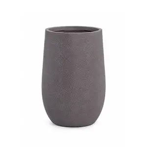 Cache-pot Effet Béton Gris - 48 x 48 x 75 cm