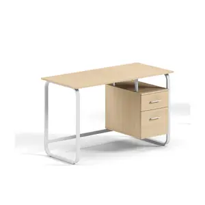 Bureau Smartdesk - Chêne/Blanc - 120×60×76 cm