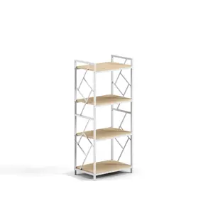 Élément de Rangement Workmate - Chêne/Blanc - 60×40×140 cm