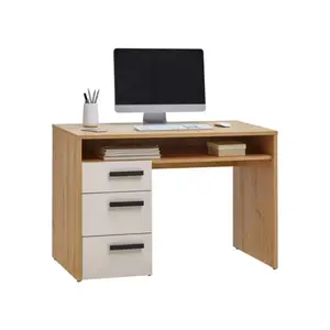 Bureau Sirmione – 3 tiroirs et 1 niche – Chêne Sable