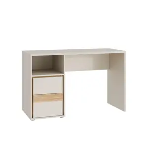 Bureau WEXLIN – 1 Porte, 1 Niche – 119×50×75 cm – Oak / Cachemire