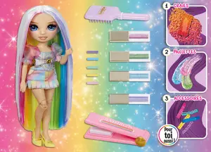 Studio de coiffure - RAINBOW HIGH