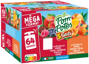 GOURDES 5 FRUITS - POM'POTES