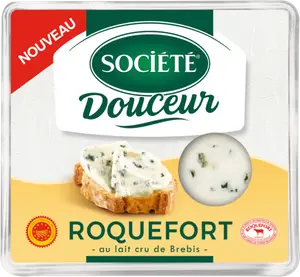 Douceur Roquefort AOP 31,70% Mat.Gr. - SOCIETE