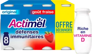 Actimel original goût Fraise Offre découverte