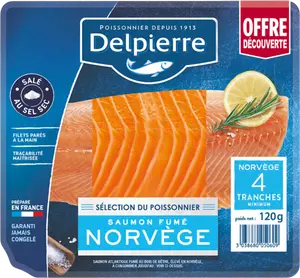 Saumon fumé Norvège Offre découverte - DELPIERRE