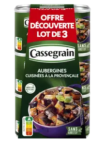AUBERGINES CUISINÉES À LA PROVENÇALE - CASSEGRAIN