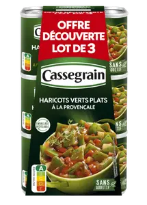 HARICOTS VERTS PLATS CUISINÉS À LA PROVENÇALE - CASSEGRAIN