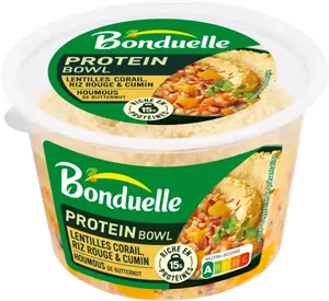 Protein bowl lentilles corail riz rouge & cumin - BONDUELLE