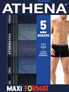 LOT DE 5 BOXERS HOMME - ATHENA