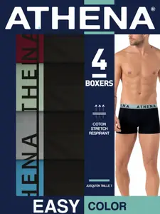 LOT DE 4 BOXERS HOMME - ATHENA