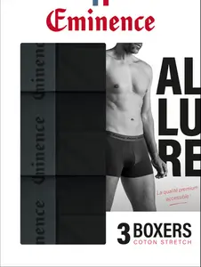 LOT DE 3 BOXERS HOMME - EMINENCE
