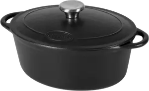 COCOTTE OVALE "TRADIFONTE" NOIRE 6,5L - SITRAM