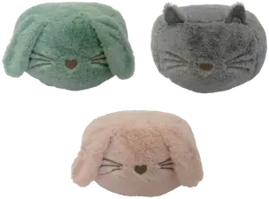 POUF COUSSIN PELUCHE ANIMAUX - O'CBO