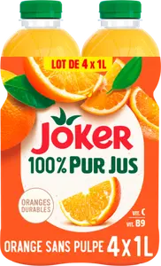 PUR JUS D'ORANGE SANS PULPE - JOKER