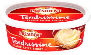 Beurre tendrissime doux 70% Mat. Gr. - PRÉSIDENT