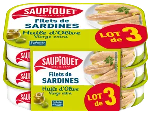 FILETS DE SARDINES - SAUPIQUET