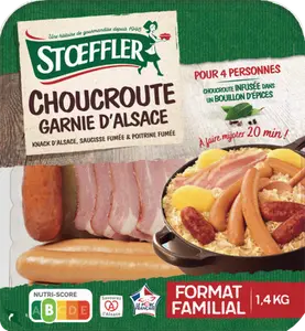 Choucroute garnie d'Alsace FORMAT FAMILIAL - STŒFFLER