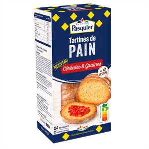 TARTINES DE PAIN - BRIOCHE PASQUIER