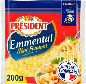 Emmental râpé fondant 29% Mat.Gr. - PRÉSIDENT