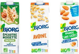 SUR LES PRODUITS PRÉSENTS EN MAGASIN DE LA GAMME BOISSONS VÉGÉTALES BIO "BJORG"