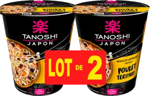 CUPS DE NOUILLES JAPONAISES - TANOSHI