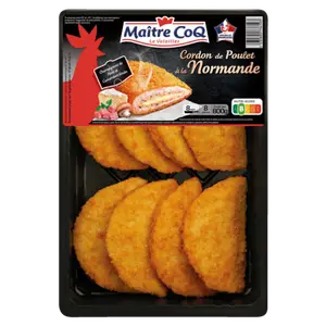 Cordon de poulet à la Normande - MAÎTRE COQ