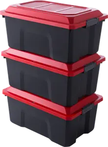 LOT DE 3 MALLES DE RANGEMENT "LOCKER" - SUNDIS