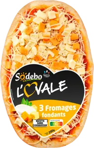 Pizza l'Ovale 3 fromages - SODEBO