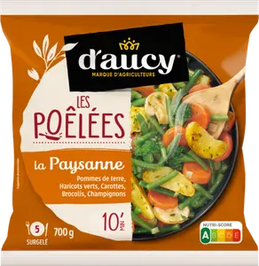 Les Poêlées surgelées La Paysanne - D'AUCY