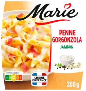 Penne au gorgonzola jambon - MARIE
