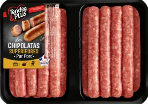 18 Chipolatas pur porc - TENDRE & PLUS