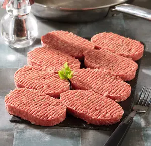 8 Steaks hachés 100% pur bœuf 15% Mat. Gr.
