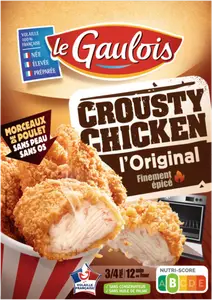 Crousty chicken l'original finement épicé - LE GAULOIS