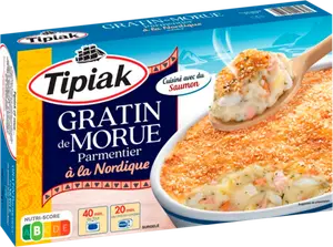 Gratin de Morue Parmentier à la Nordique surgelé - TIPIAK