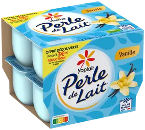 Perle de lait vanille offre découverte "YOPLAIT"