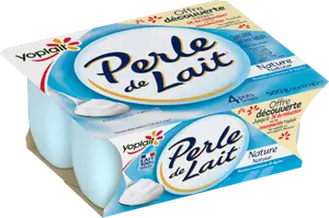 Perle de Lait Nature Offre Découverte "YOPLAIT"