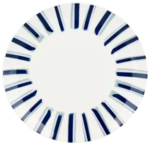 ASSIETTE PLATE 26,5 CM "RAYONS MER"