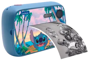 Pack Appareil Photo Numérique Instantanée Stitch - LEXIBOOK