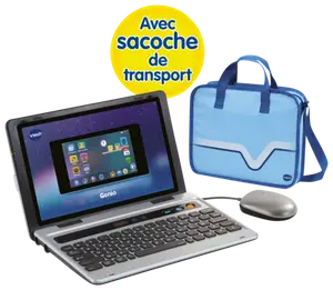 GENIO, MON PREMIER ORDI AVEC SACOCHE - VTECH