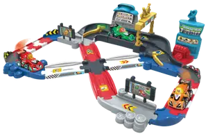 1. Maxi caserne de pompiers 2. Super circuit racing - VTECH