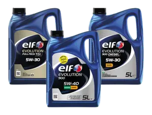 SUR LES PRODUITS PRÉSENTS EN MAGASIN DE LA GAMME D'HUILES AUTO "ELF"