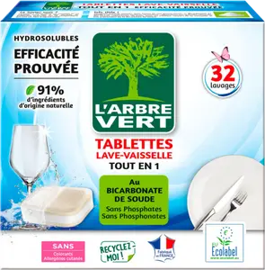 TABLETTES LAVE VAISSELLE - L'ARBRE VERT