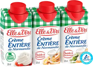 Crème entière de Normandie 30% Mat. Gr. - ELLE & VIRE