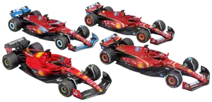Pack de 4 VéHICULEs F1 FERRARI