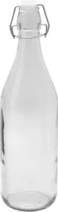 BOUTEILLE À CLAPET TRANSPARENTE 1L