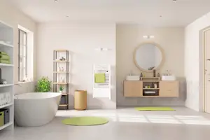 RADIATEUR SÈCHE-SERVIETTES FLUIDE ACTIBAIN CONNECT 1500 W SOUFFLANT - NOIROT THEODULE